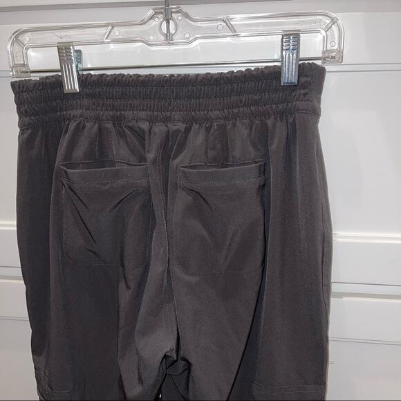 Athleta Chelsea Cargo Black Olive Green Size 2 - Picture 5 of 7